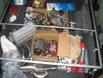 bed full of parts.JPG